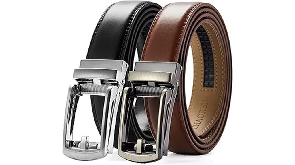 men s click belt set