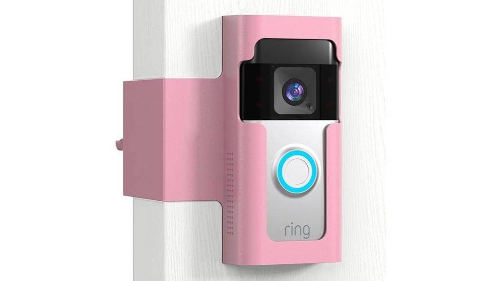 metal anti theft doorbell holder