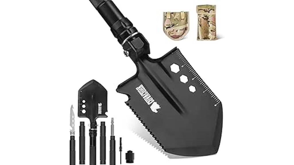 multi purpose camping shovel