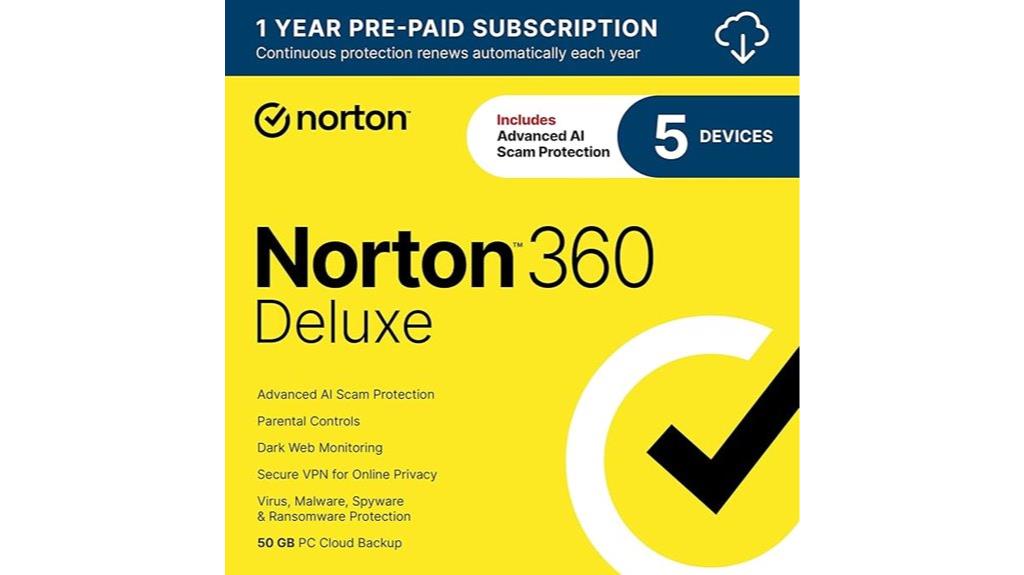 norton 360 deluxe antivirus