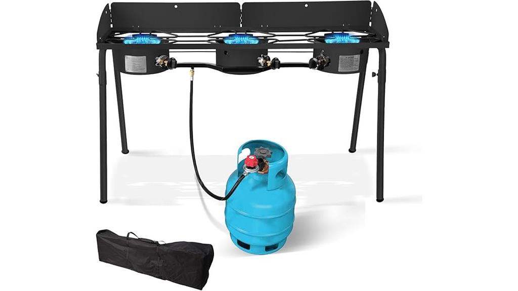 outdoor camping stove trio