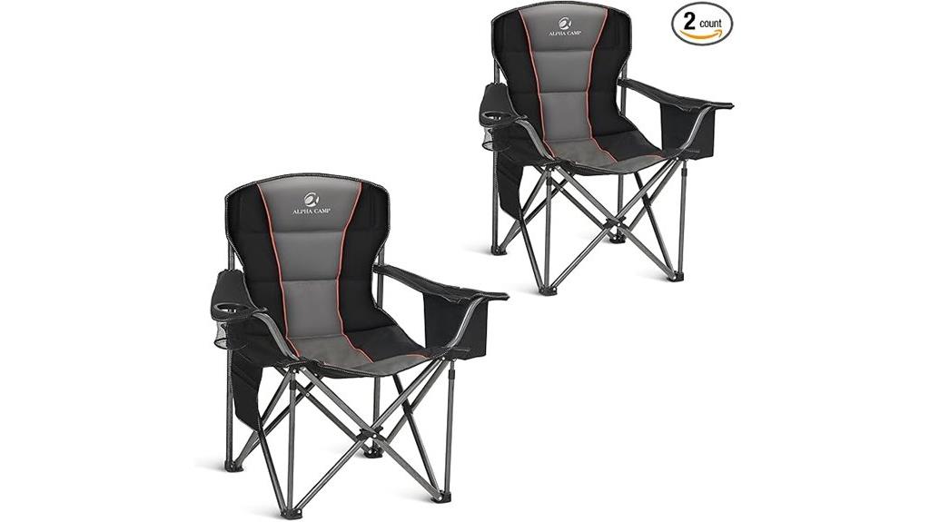 oversized folding camping chair