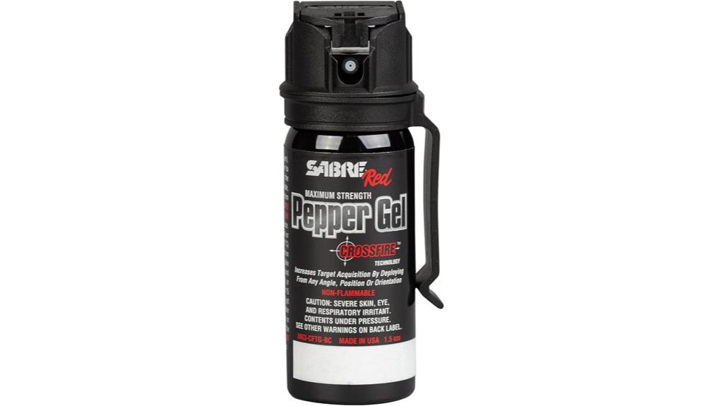 pepper gel self defense spray