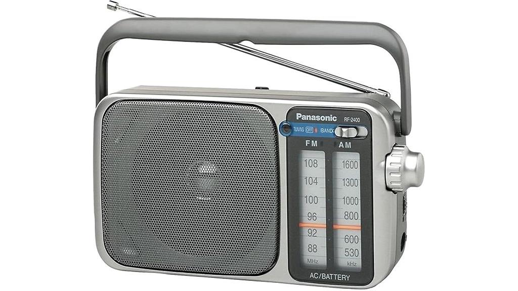 portable am fm radio device
