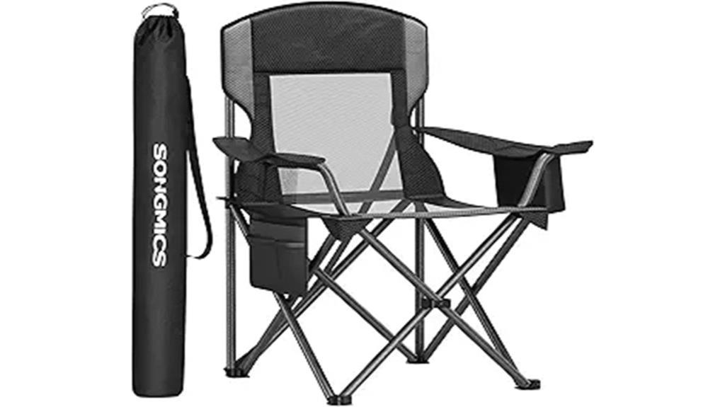 portable chair with cooler