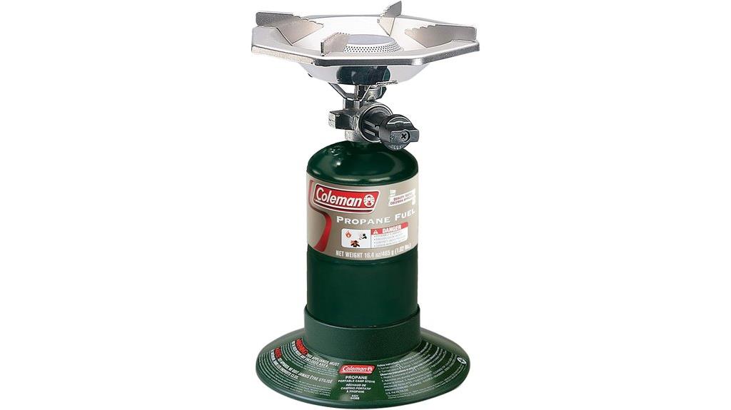 portable one burner camping stove