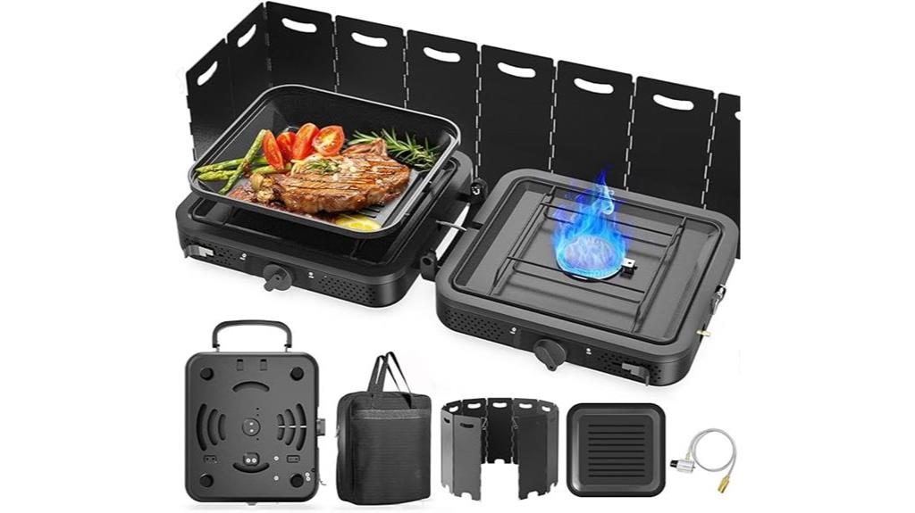 portable propane camping stove