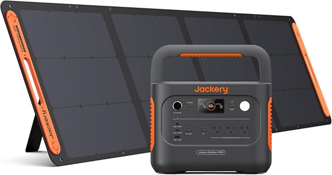 portable solar power system