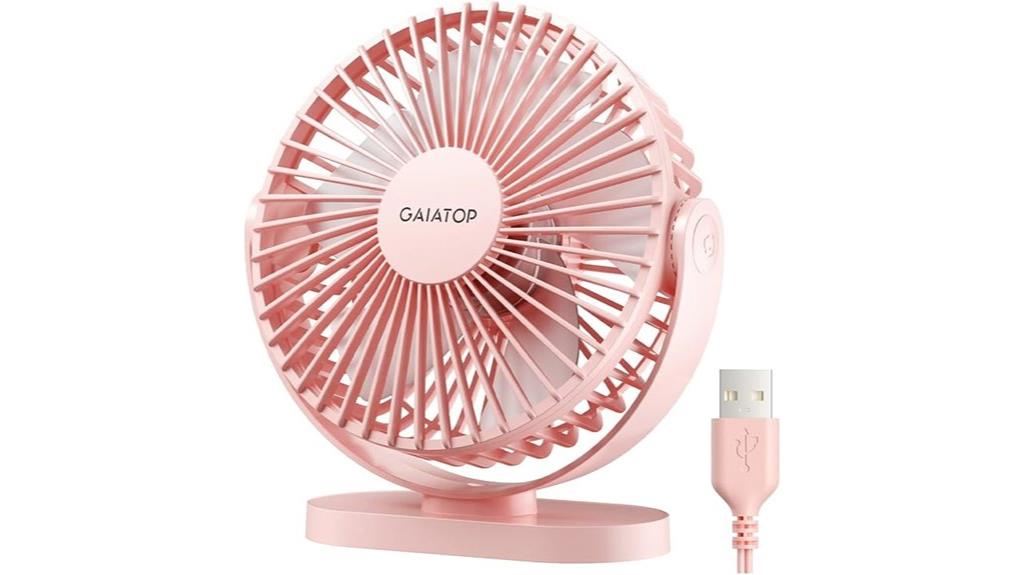 portable usb desk fan