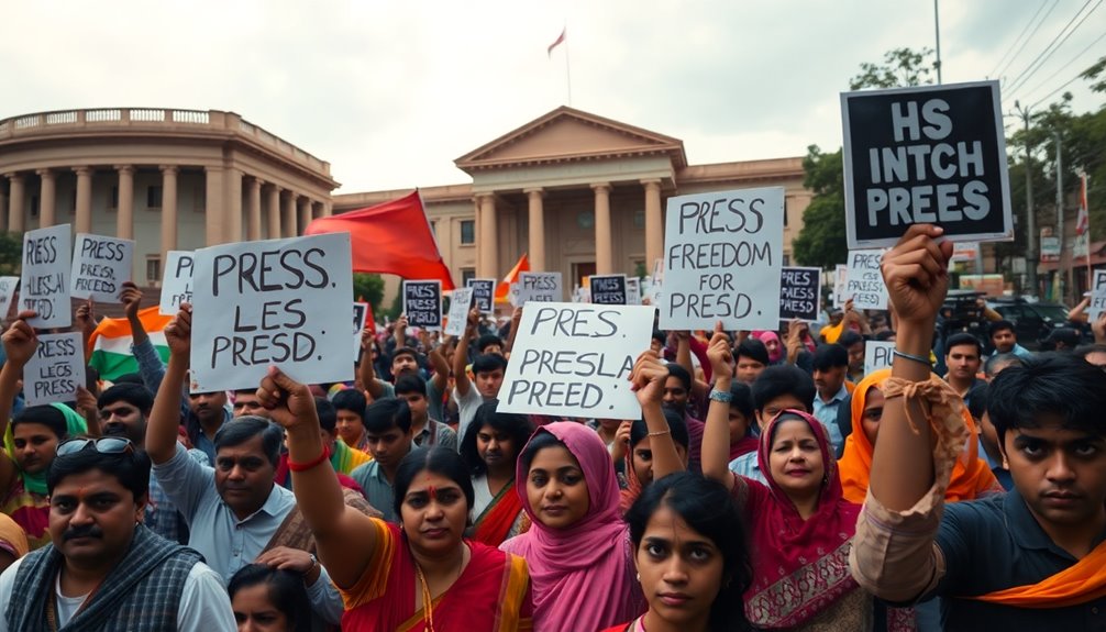 press freedom legal conflict