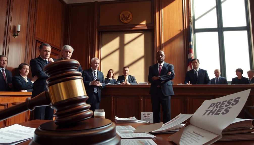 press freedom legal dispute