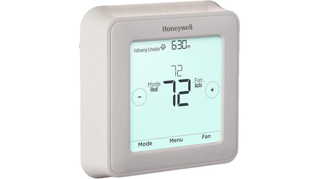 programmable touchscreen thermostat device