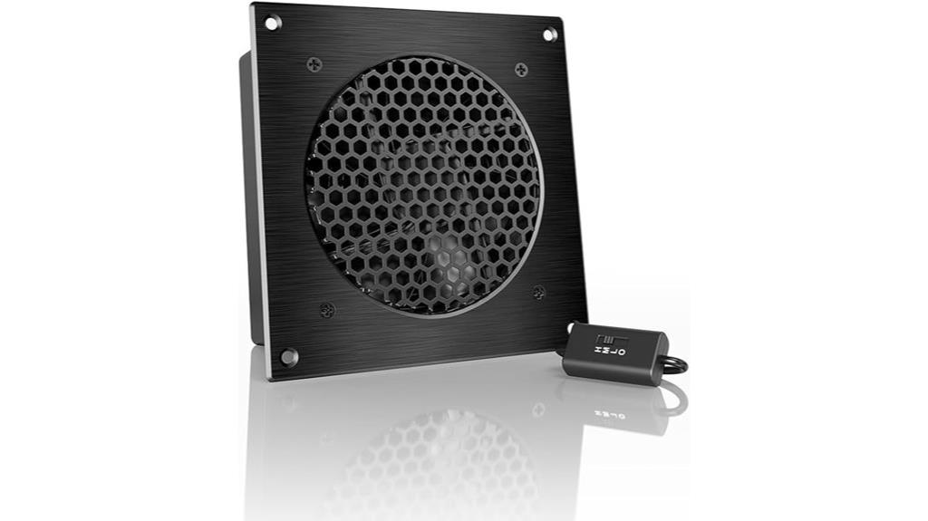 quiet cooling fan system