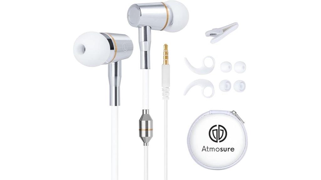radiation free headphones with case