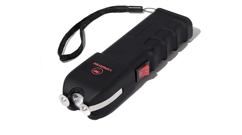 rechargeable stun gun flashlight