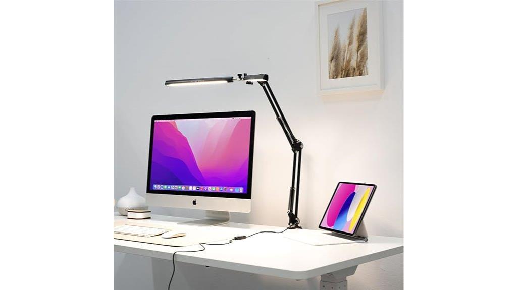 remote controlled adjustable desk lamp