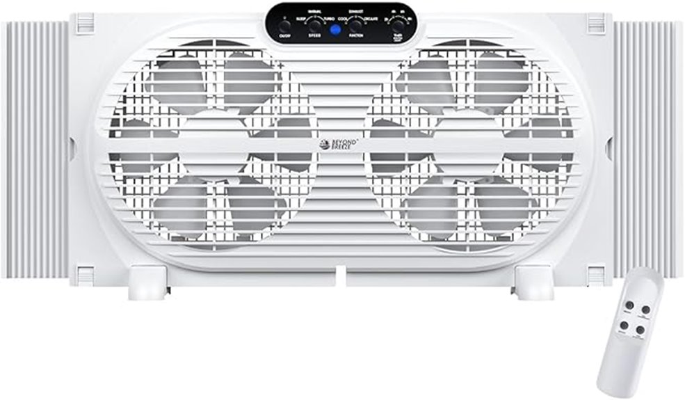 remote controlled twin fan
