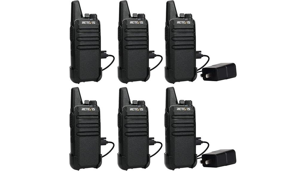 retevis rt22 walkie talkies