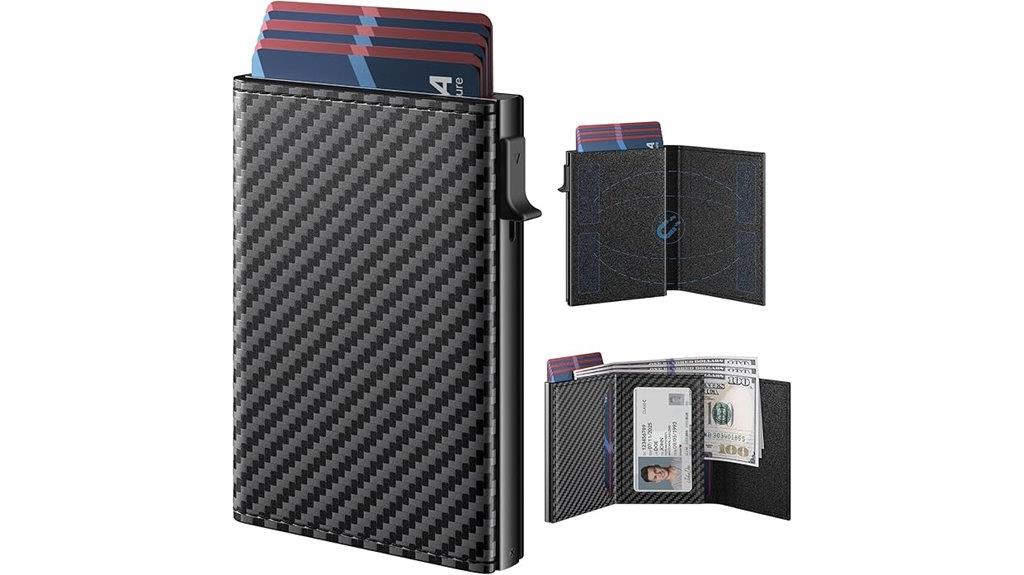 rfid blocking aluminum wallet