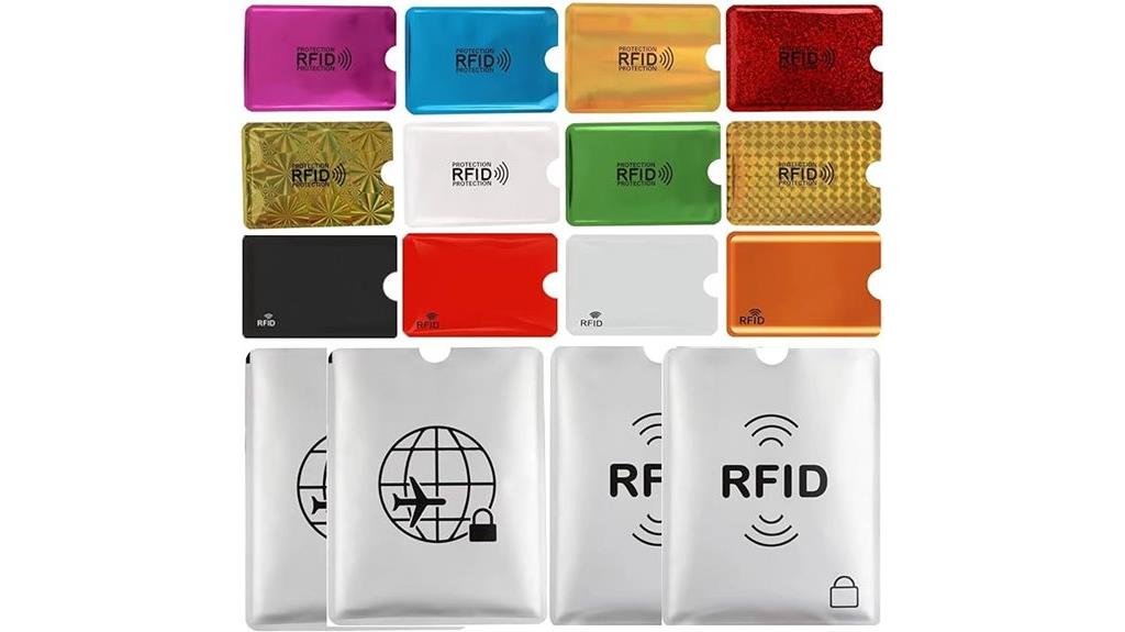 rfid blocking card sleeves