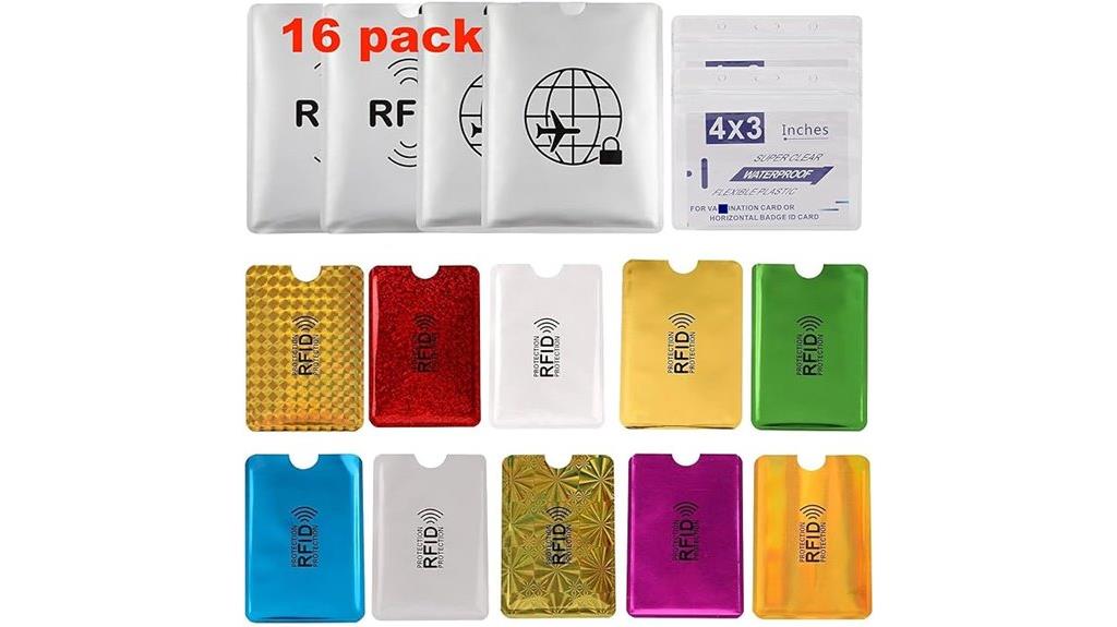 rfid blocking sleeves set