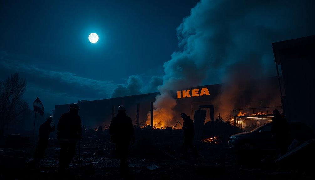 russian intelligence ikea arson