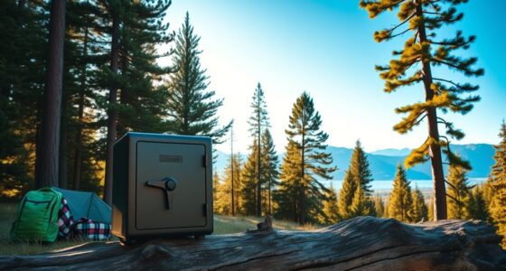 secure camping valuables safely
