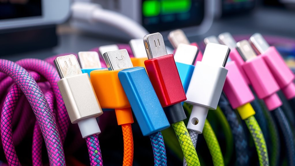 secure charging cable selection