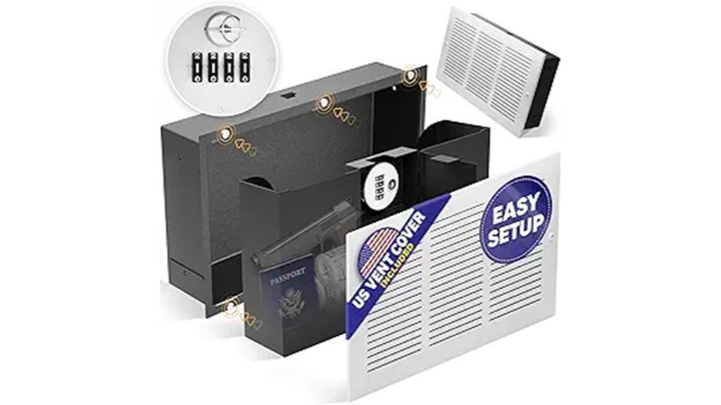 secure hidden wall safe