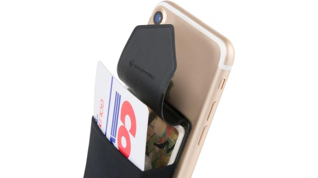 secure phone card holder