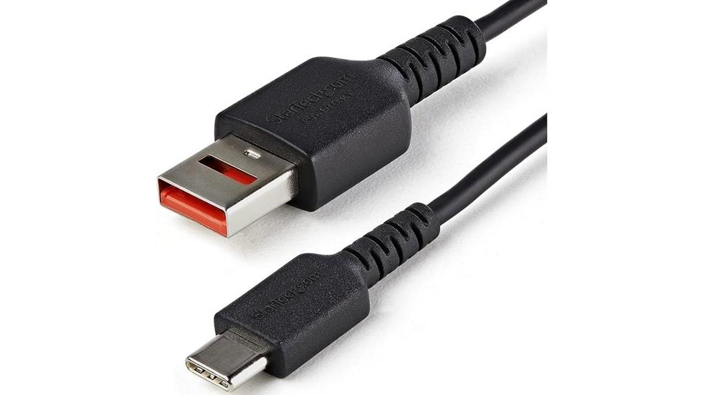 secure usb charging cable