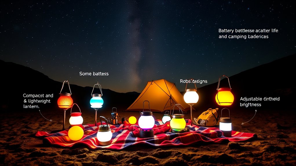 selecting ideal camping lanterns
