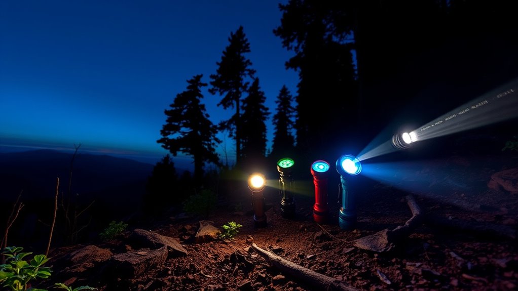 selecting outdoor flashlight features