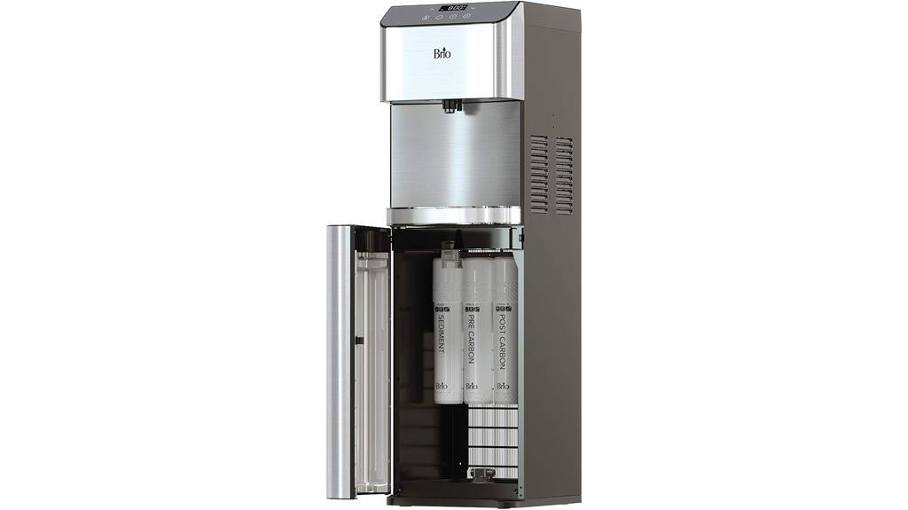 self cleaning water cooler dispenser