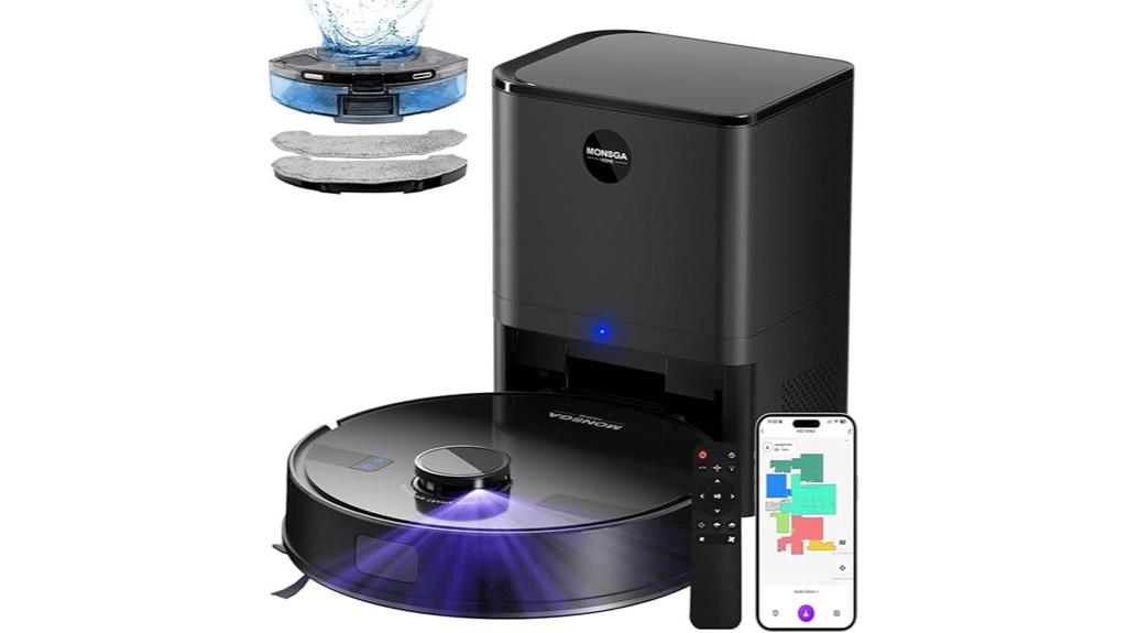 self emptying robot cleaner