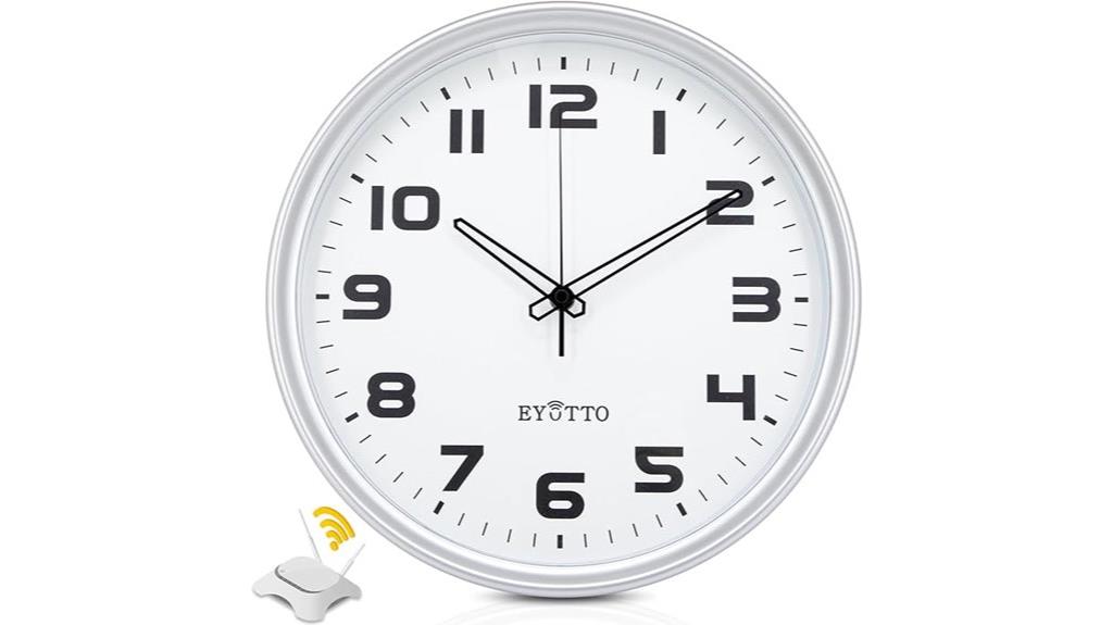 silent battery operated wall clock