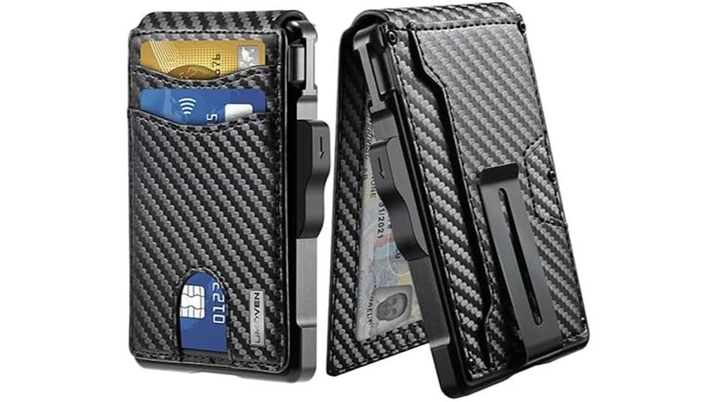 slim rfid bifold wallet