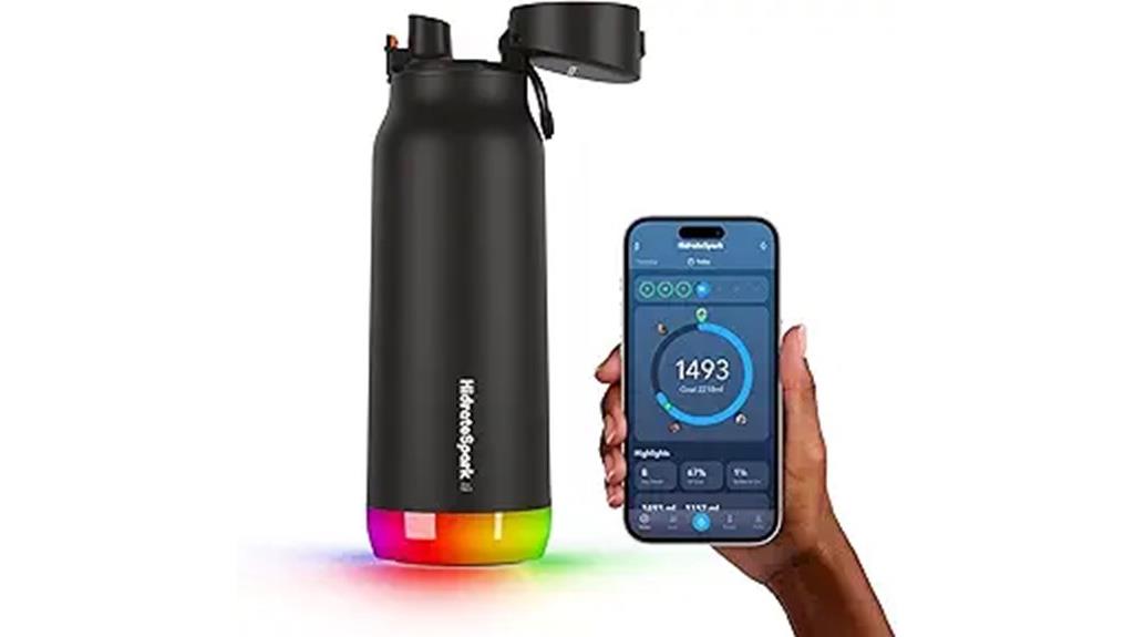 smart bottle tracks hydration