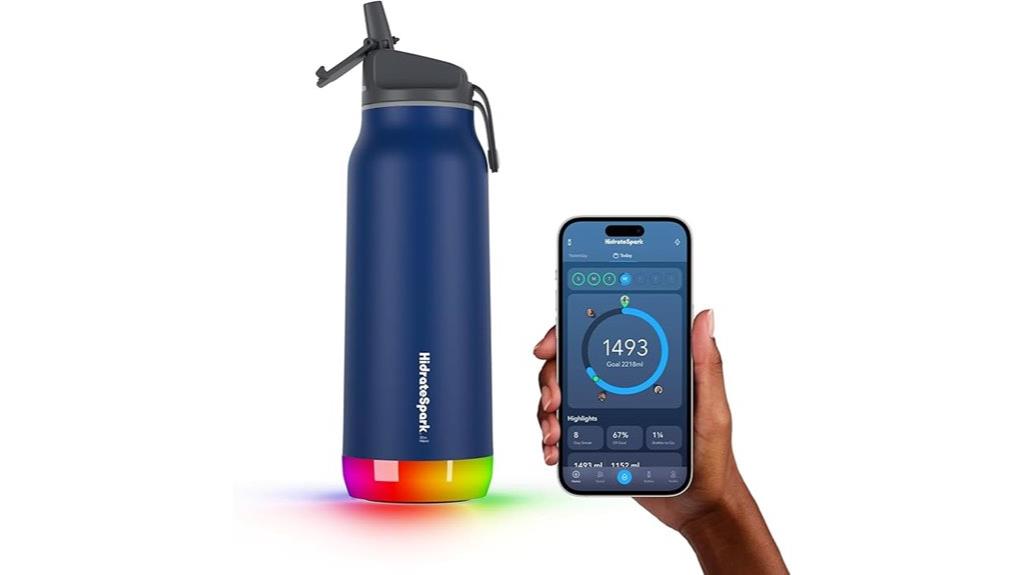 smart hydration tracking bottle