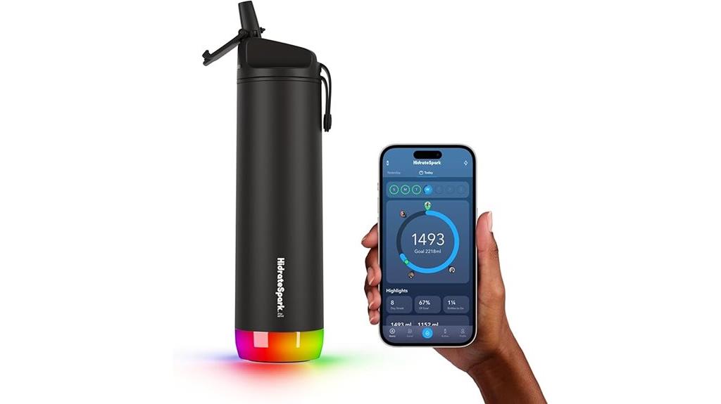 smart insulated water bottle