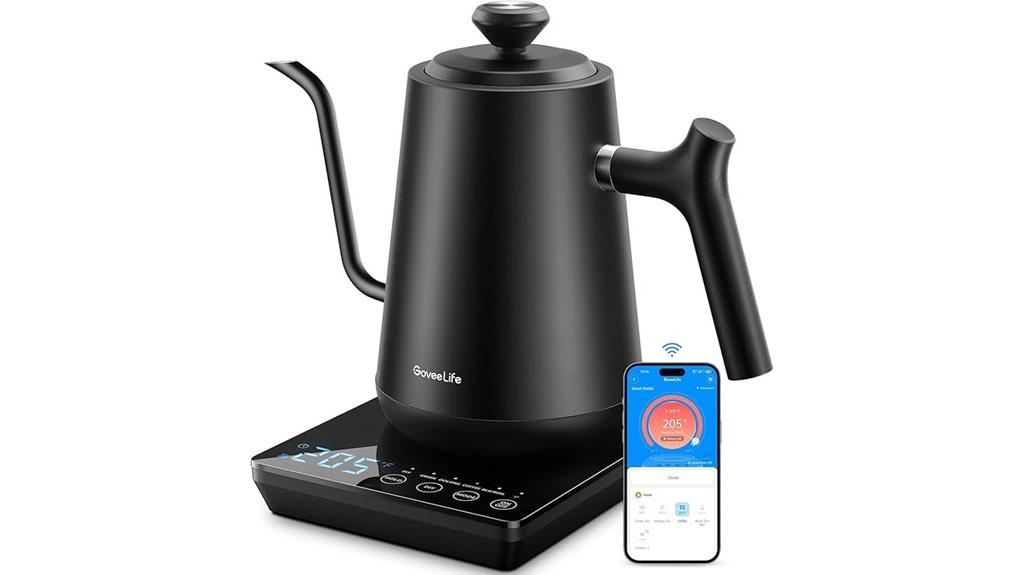 smart kettle with display