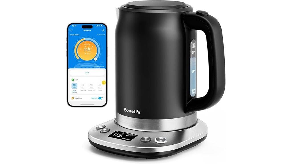 smart kettle with temperature control