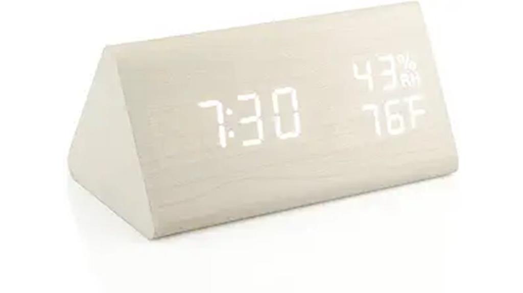 smart led alarm clock