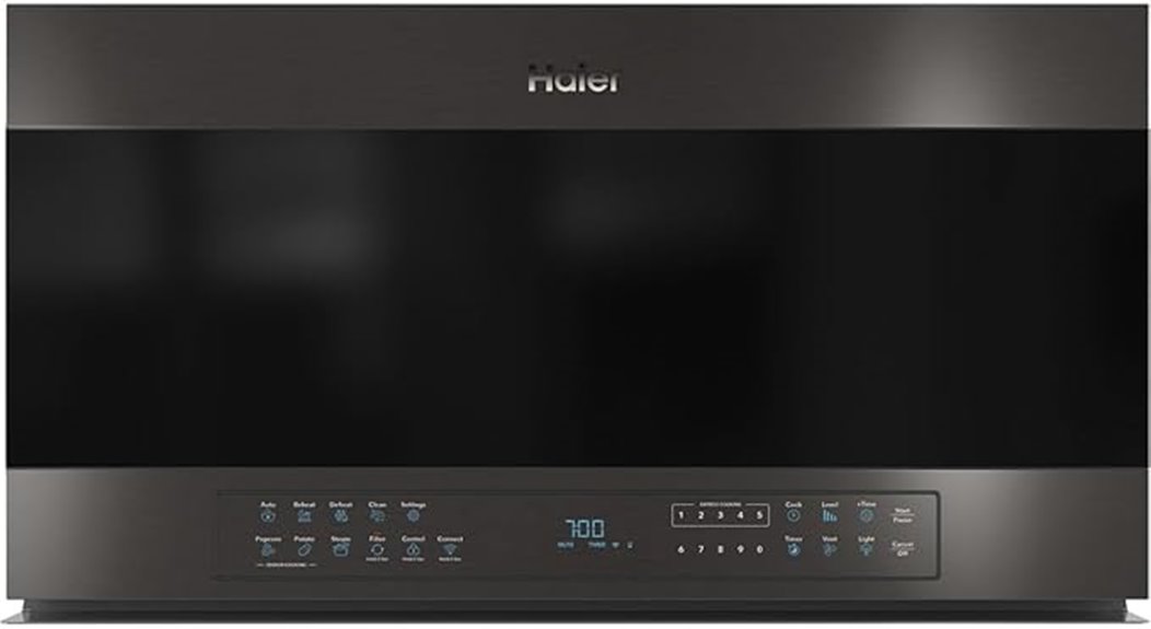 smart over the range microwave oven