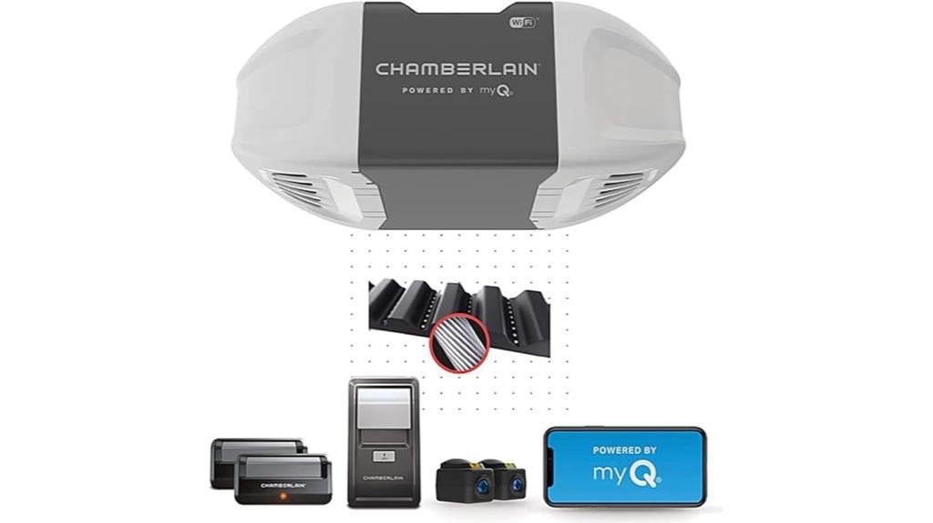 smart quiet garage opener