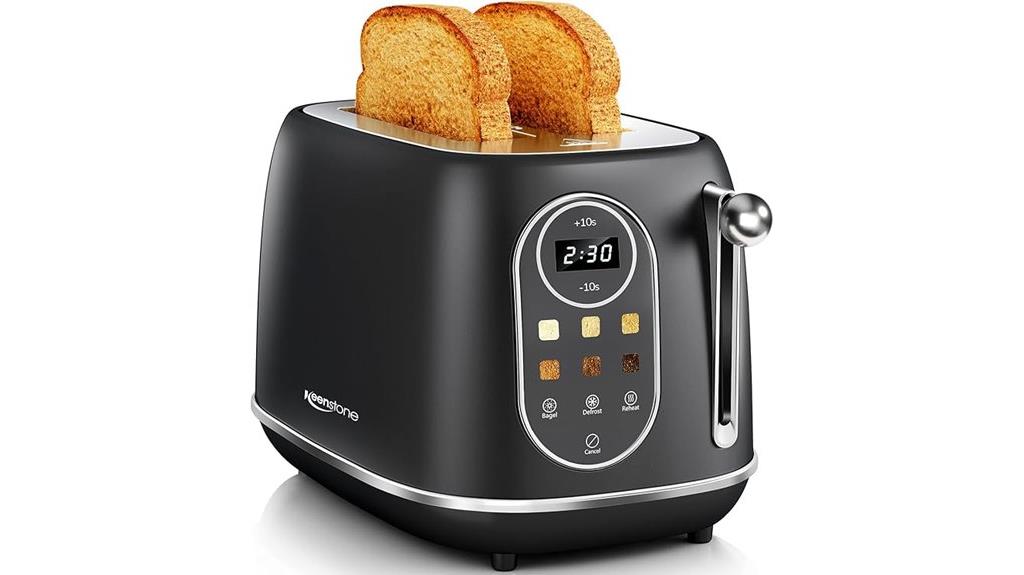 smart touchscreen two slice toaster