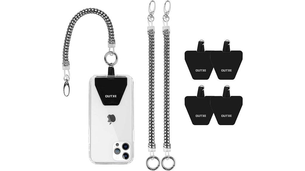 smartphone lanyard with adhesive