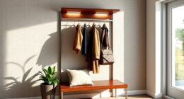 stylish and functional coat racks