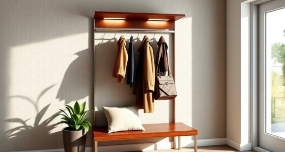stylish and functional coat racks