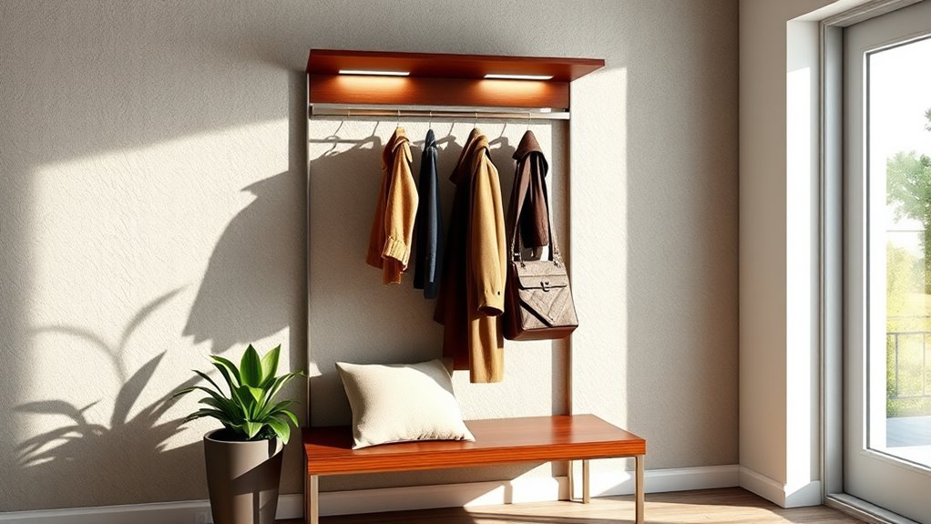 stylish and functional coat racks